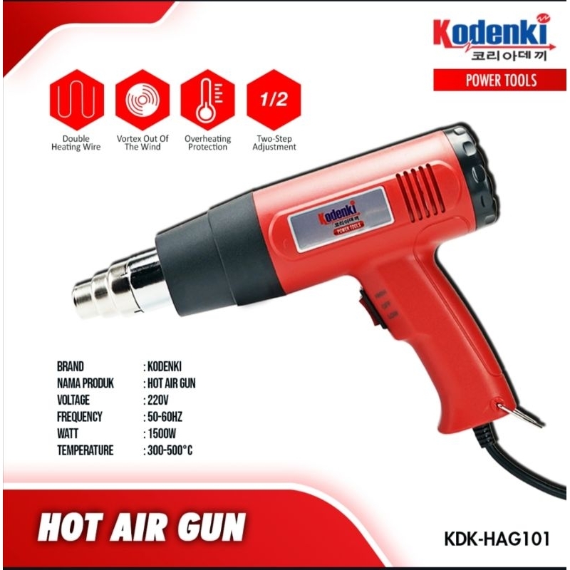 KODENKI heat gun / hot gun KODENKI / Air Hot Gun KODENKI