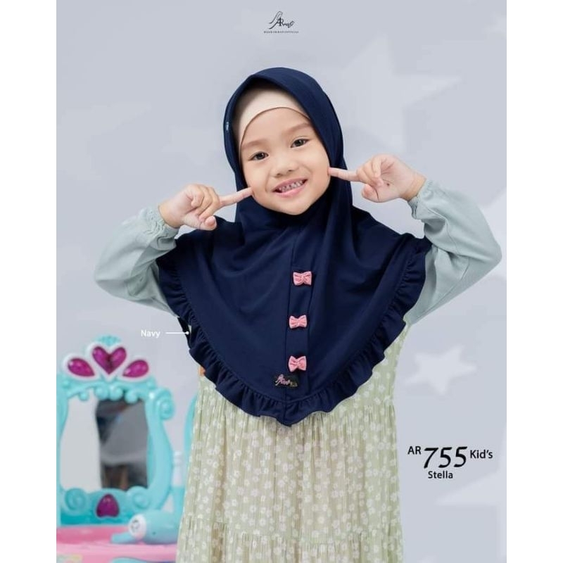 hijab anak lucu | AR 755 kids arrafi | HIJAB ARRAFI OFFICIAL