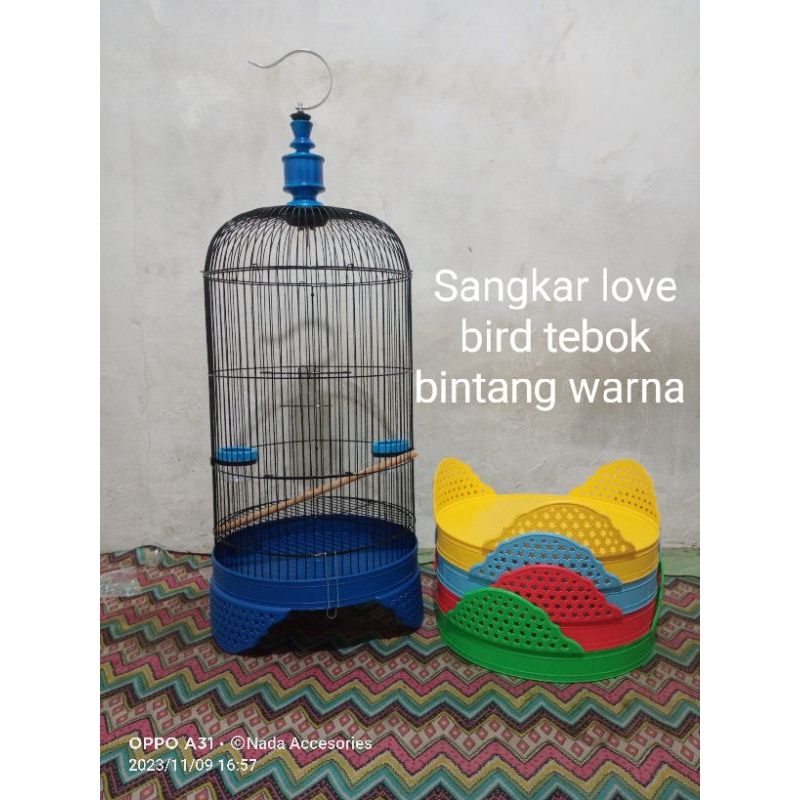 sangkar love Bird tebok (warna)