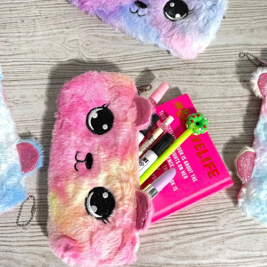 

Tempat Pensil Kain Bulu Rainbow Motif Wajah Kucing Cat Unik Harga MURAH Kotak Pensil Bulu Kucing Muka Smile Alat Tulis Sekolah Anak Premium Quality bisa COD