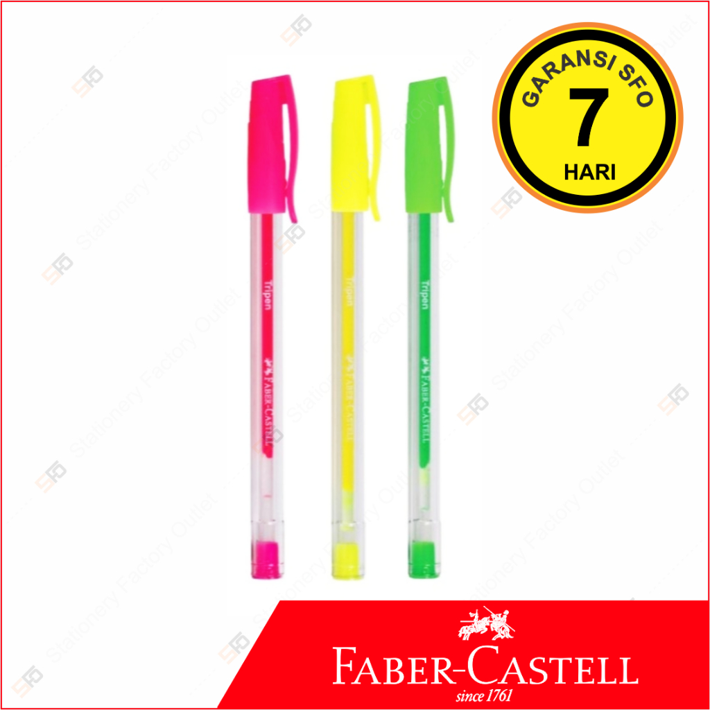 

Tripen Neon Faber Castell 0.7mm - SFO Semarang Official