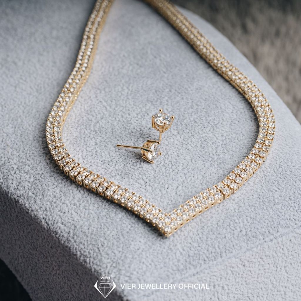 Yori Edition Set 15884 Luxury Wedding Set, Set Perhiasan Aurel 2 Baris, Set Perhiasan Pengantin / br