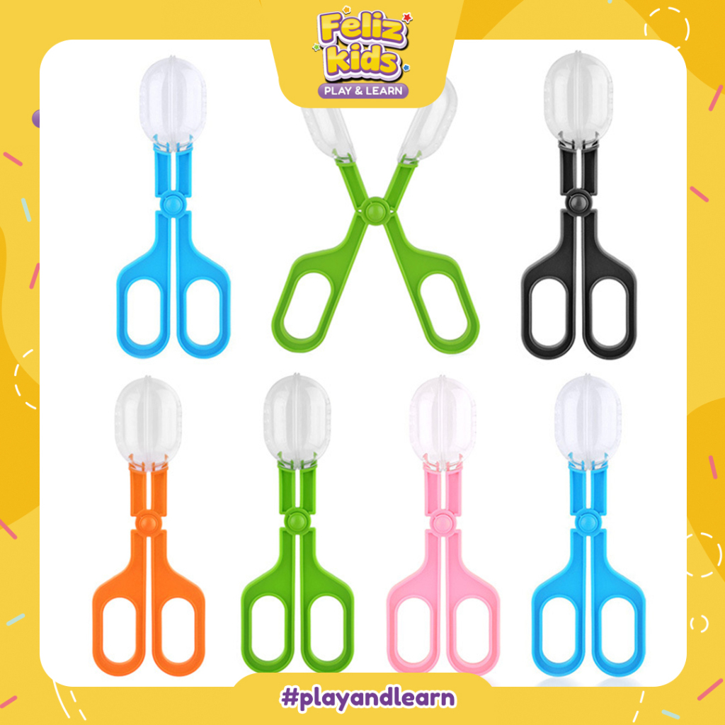 

[FELIZKIDS] [FK74] LIGHT SCOOPER - gunting scoop/ capitan waterbeads/ capitan pom pom/ mainan edukasi motorik anak JUMBO MONTESSORI]