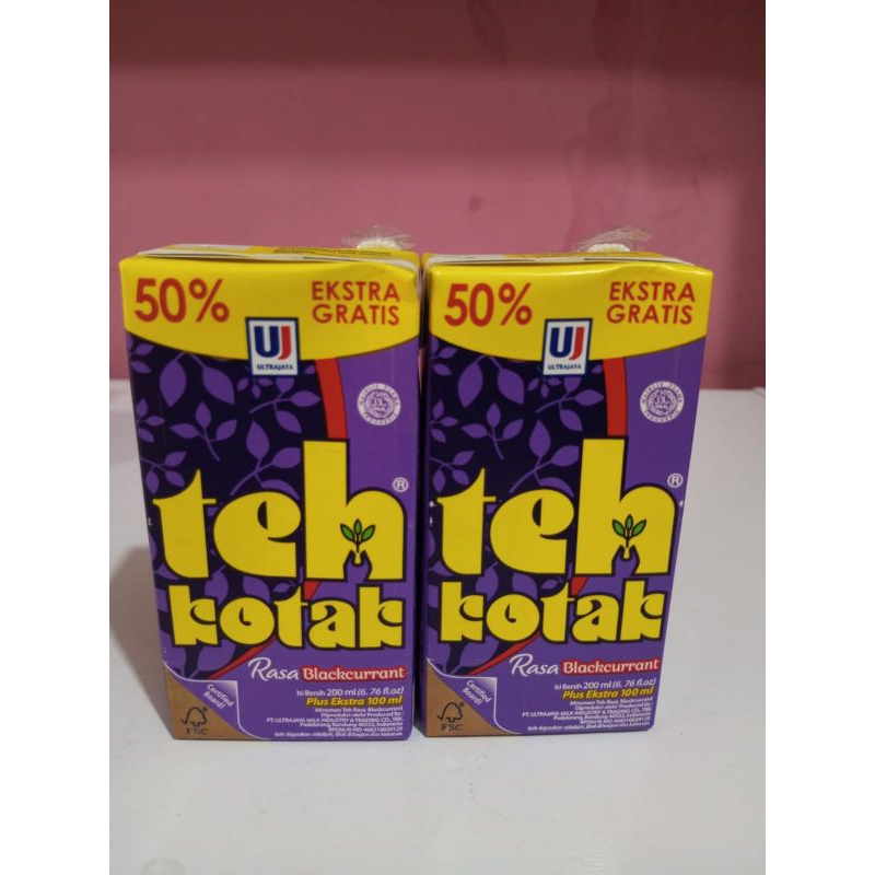 

Teh Kotak Rasa Blackcurrant Less Sugar Lemon Jasmine 300 Ml