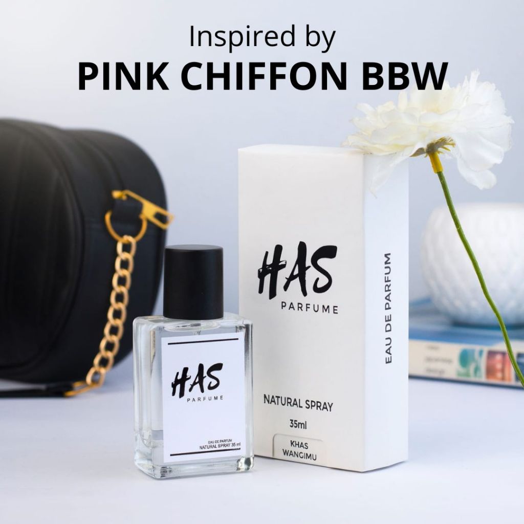 Parfum Wanita Tahan Lama Aroma Manis Fresh Vanilla Inspired BBW Pink Chiffon by Has Parfume | Perfum