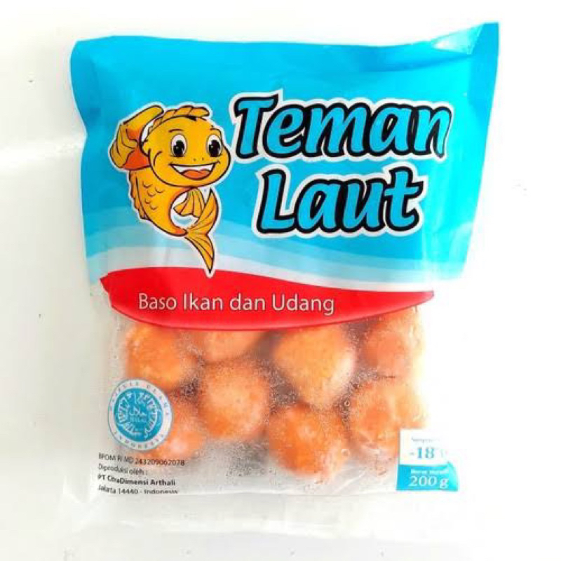 

teman laut baso udang 200 gr