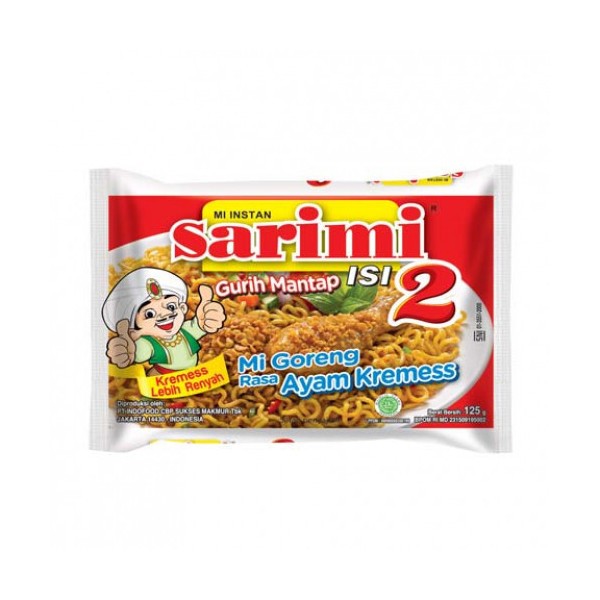 

SARIMIE ISI 2 MI GORENG AYAM KREMES 125