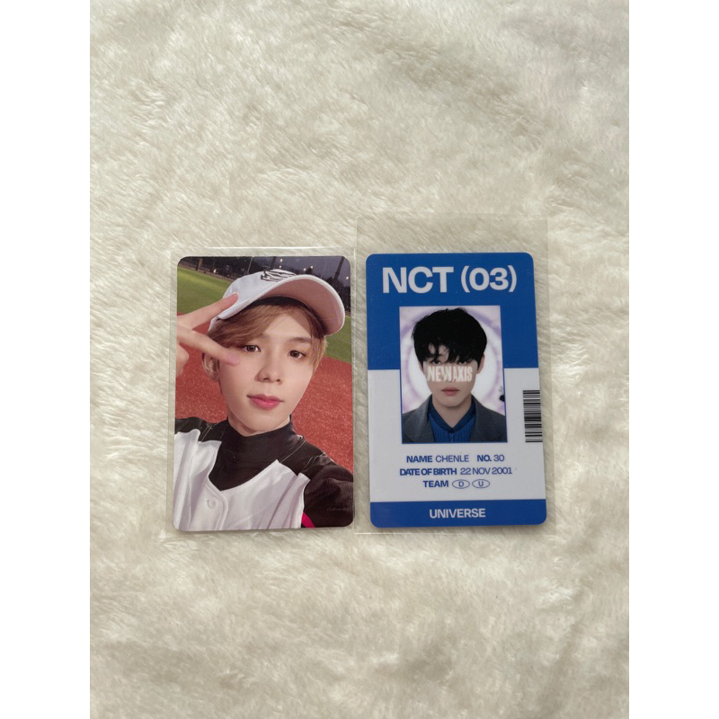 Photocard Chenle Shotaro NCT 2021 Universe ID Card Selca PC