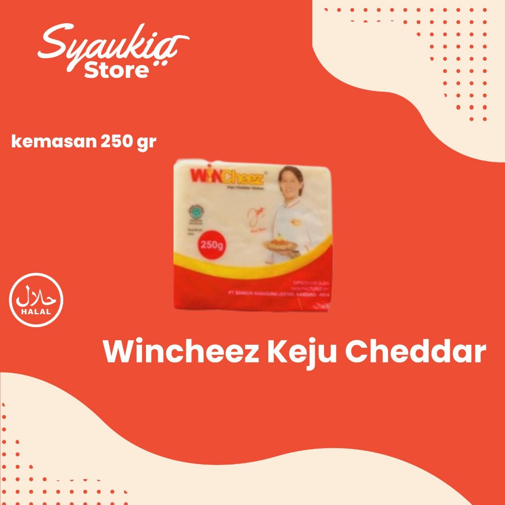 

Keju Cheddar WinCheez / Keju Olahan 250G