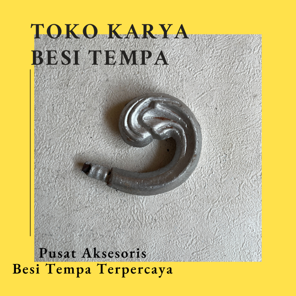 Ornamen Pagar Besi Daun D-179 / Aksesoris Pagar Besi dan Tralis / Aksesoris Besi Tempa / Aksesoris P