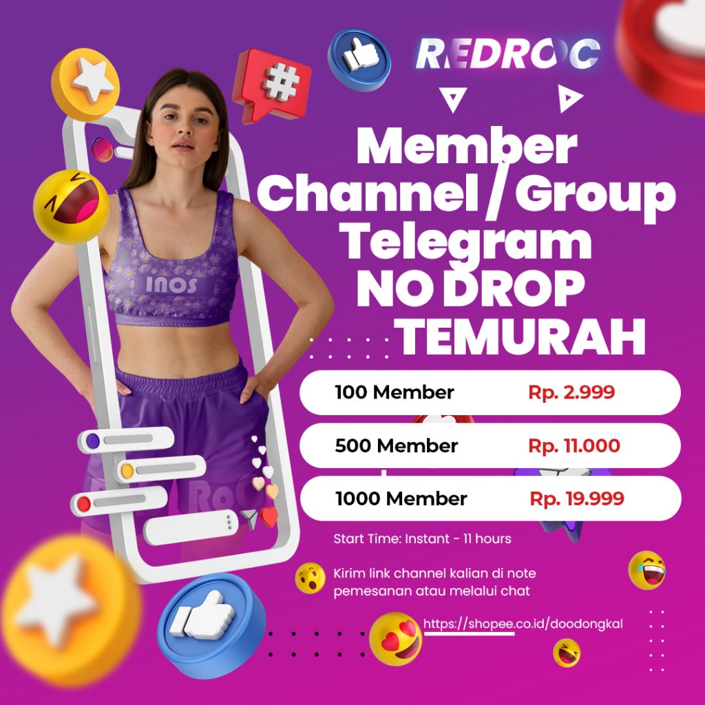 Member Channel / Group Telegram NO DROP Real Users - Termurah (Baca Deskripsi) Terlaris PENAMBAH CHA