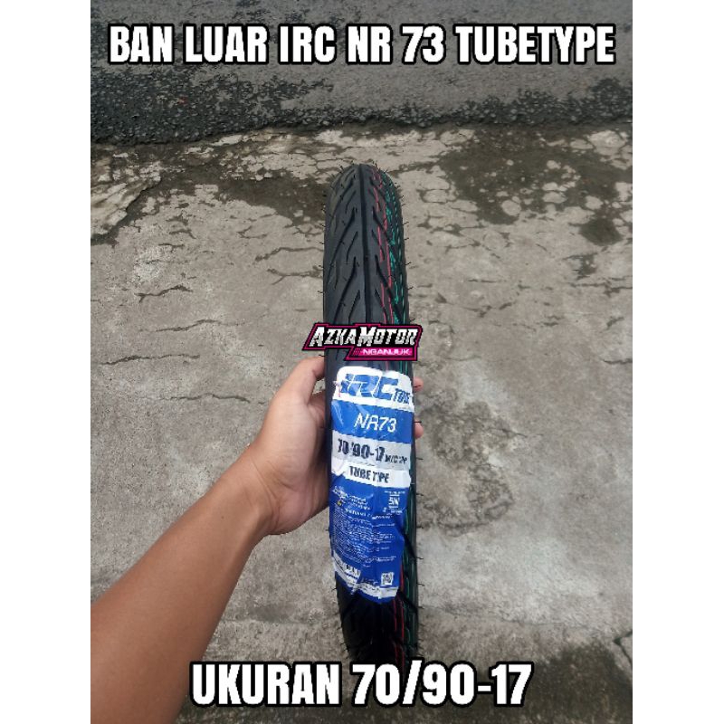 Ban luar IRC 70/90 ring 17 NR 73 tubetype 250 ring 17