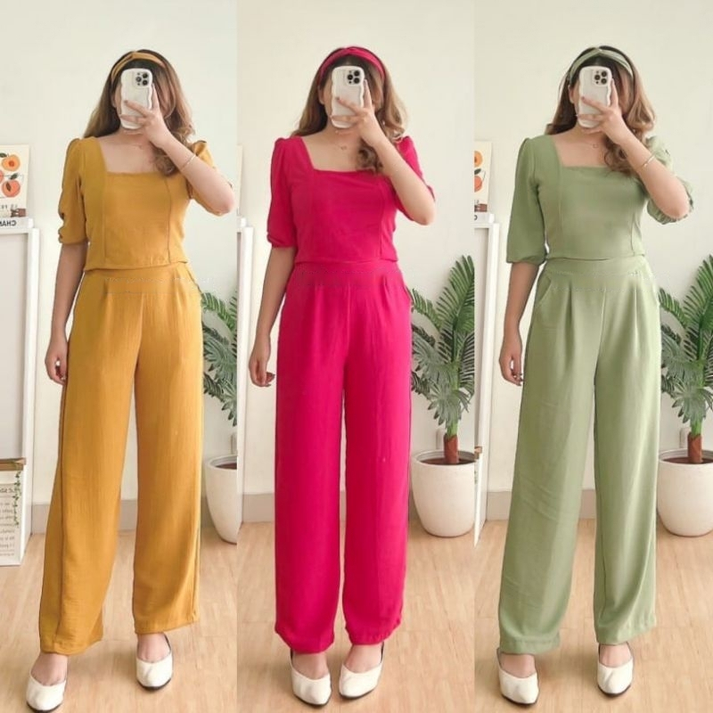 Oneset 2In1 Wanita One Set Kondangan Wanita Setelan Wanita Kondangan Set Wanita Korean Style Oneset 