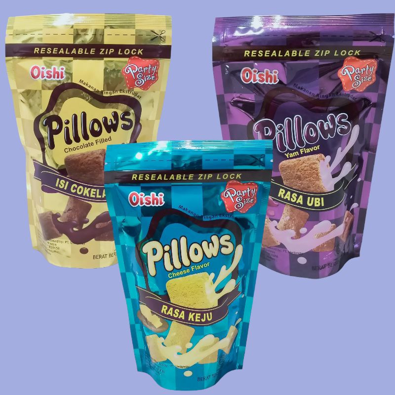 

Oishi Pillow Pouch Snack Bantal All Varian 100gr