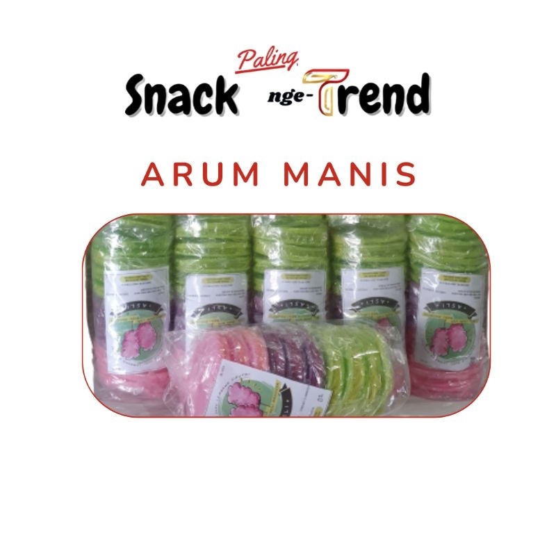 

Arum manis/ rambut nenek ecer edisi "Snack Paling nge-Trend