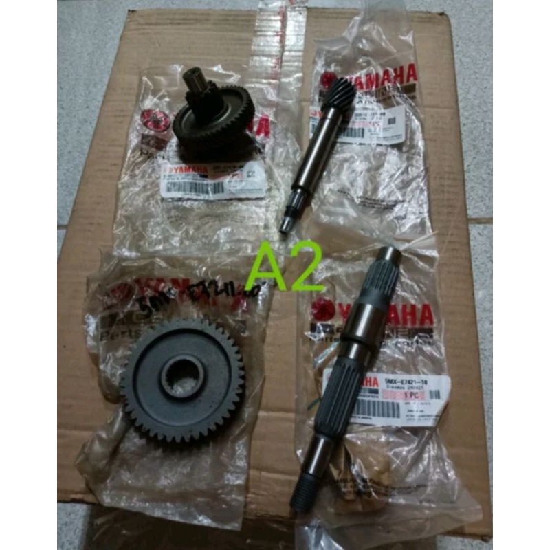 gear transmission axle drive primary gigi mesin transmisi gear box set as poly as roda nouvo z ori 5