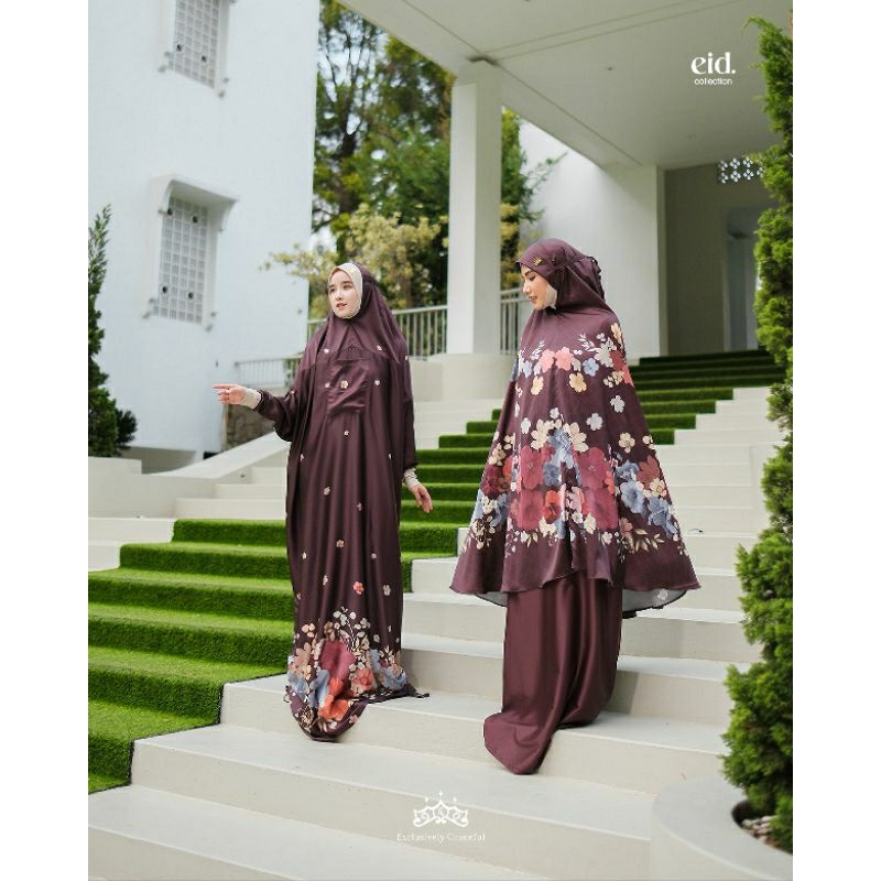 READY - ORI KAZAMI - FREE TOTEBAG & CIPUT & SAJADAH TELEKUNG HABIBAH KAZAMI STORE - MUKENA MURAH SYA