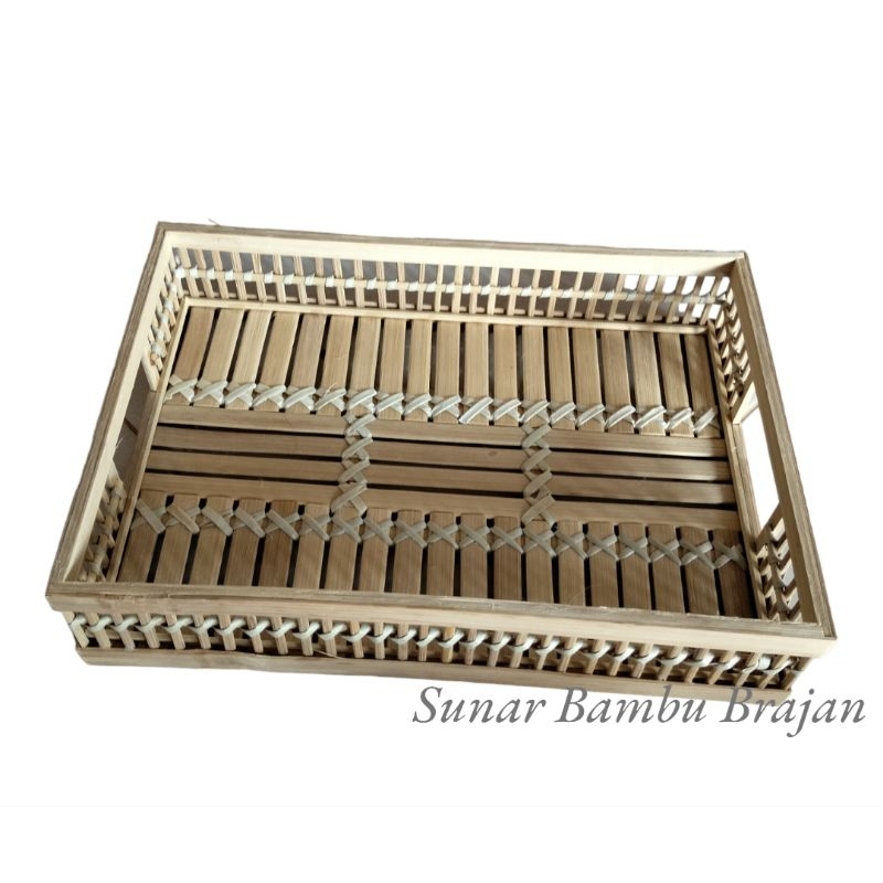 Nampan Bambu | Nampan Truntum | Tempat Hantaran | Tempat Buah | Baki | Hampers | Keranjang | Kerajin