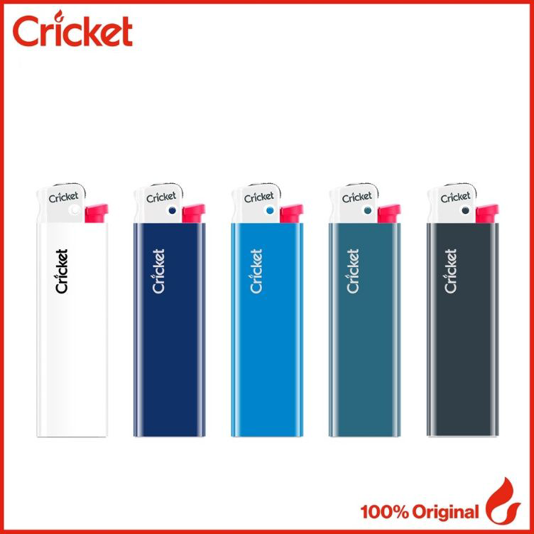 ORIGINAL% Korek Api Cricket Navy Gas Lighter Limited Edition