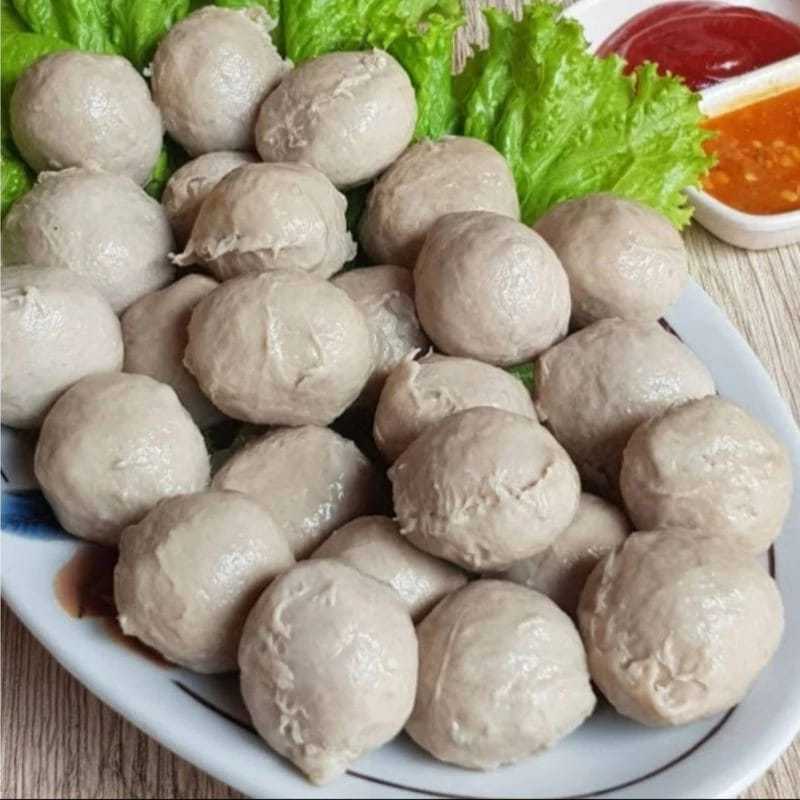 

Bakso Daging Sapi Ukuran Kecil Isi 250/Kualitas Premium Asli Daging Sapi/Halal