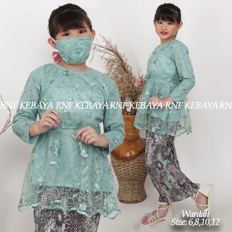 Kebaya Anak Modern Kebaya Wisuda Anak SD Kebaya Anak Perempuan Umur 3-12 tahun