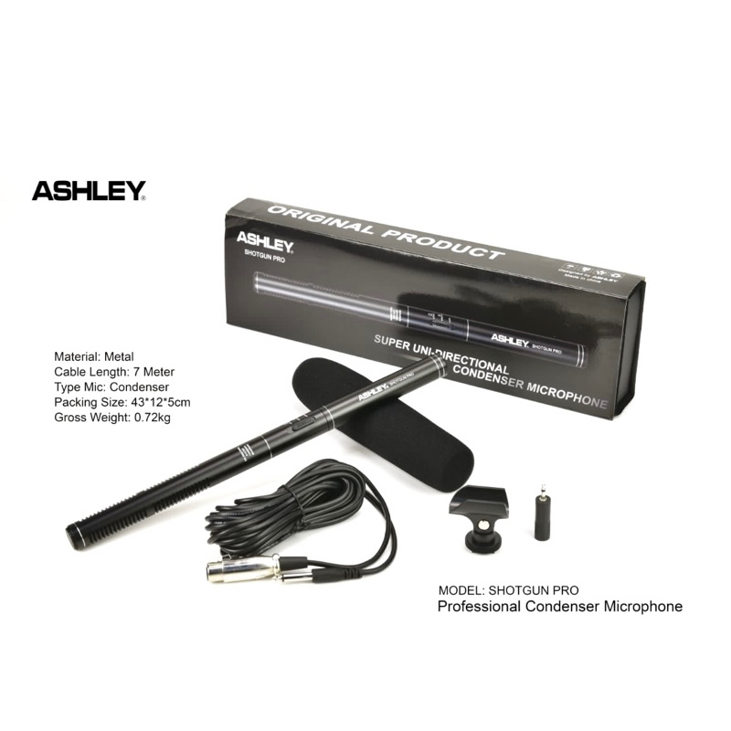 Mic kabel Condenser KREZT K 818 Original Condensor VPK K 11 - Ashley Shotgun Pro