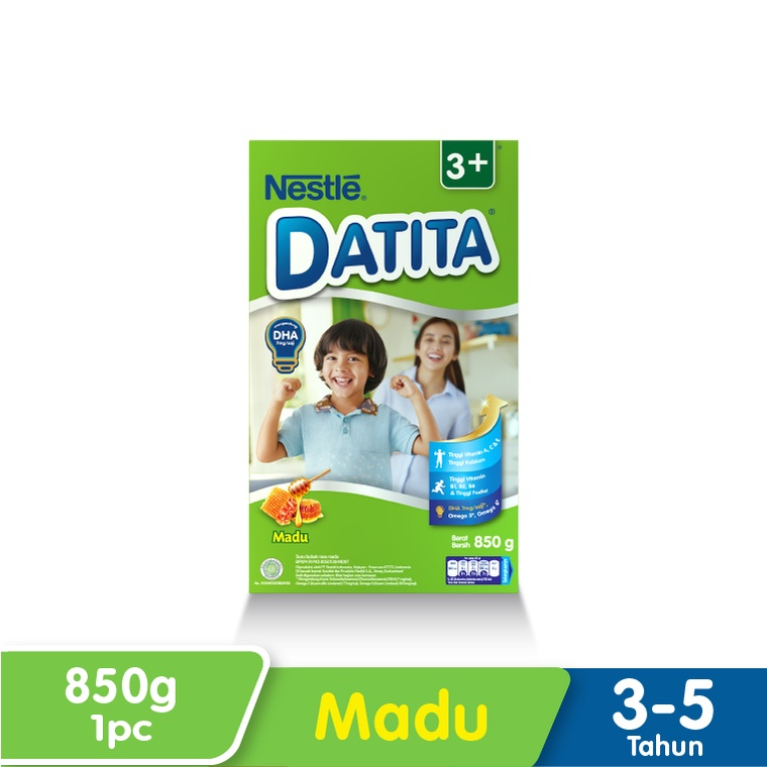 

Susu Formula | Susu Bubuk Nestle DATITA 3+ Rasa Madu 3-5 tahun 850 gr