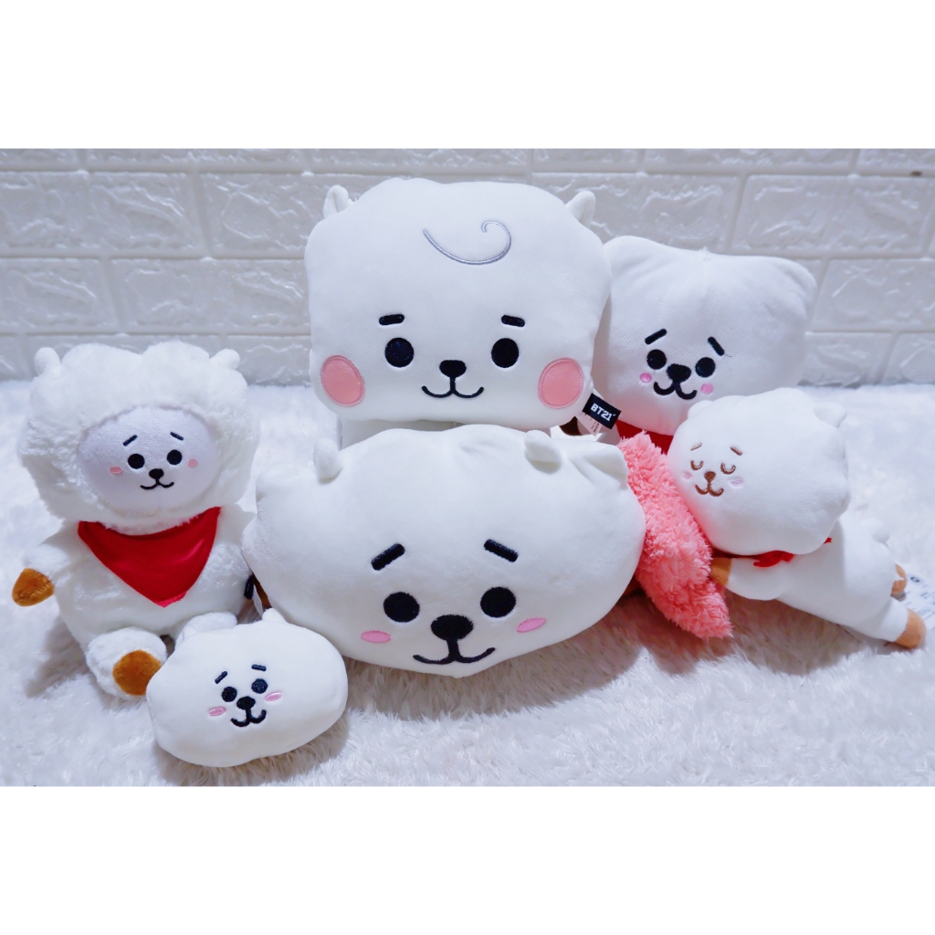Boneka Ganci BTS BT21 RJ Jin Official Original Ori