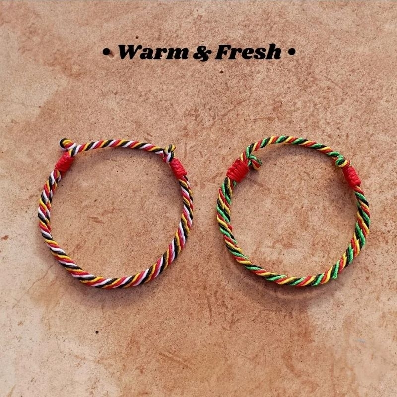 Gelang Caturdatu Model Slot / Gelang Rasta / Gelang Regae Slot Khas Bali