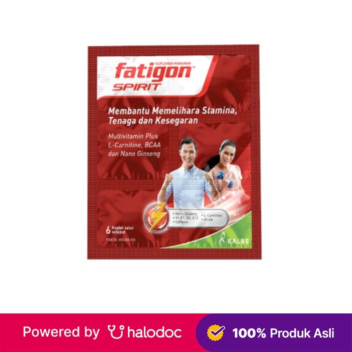 Fatigon Spirit 6 Kaplet MultiVitamin dan Suplemen