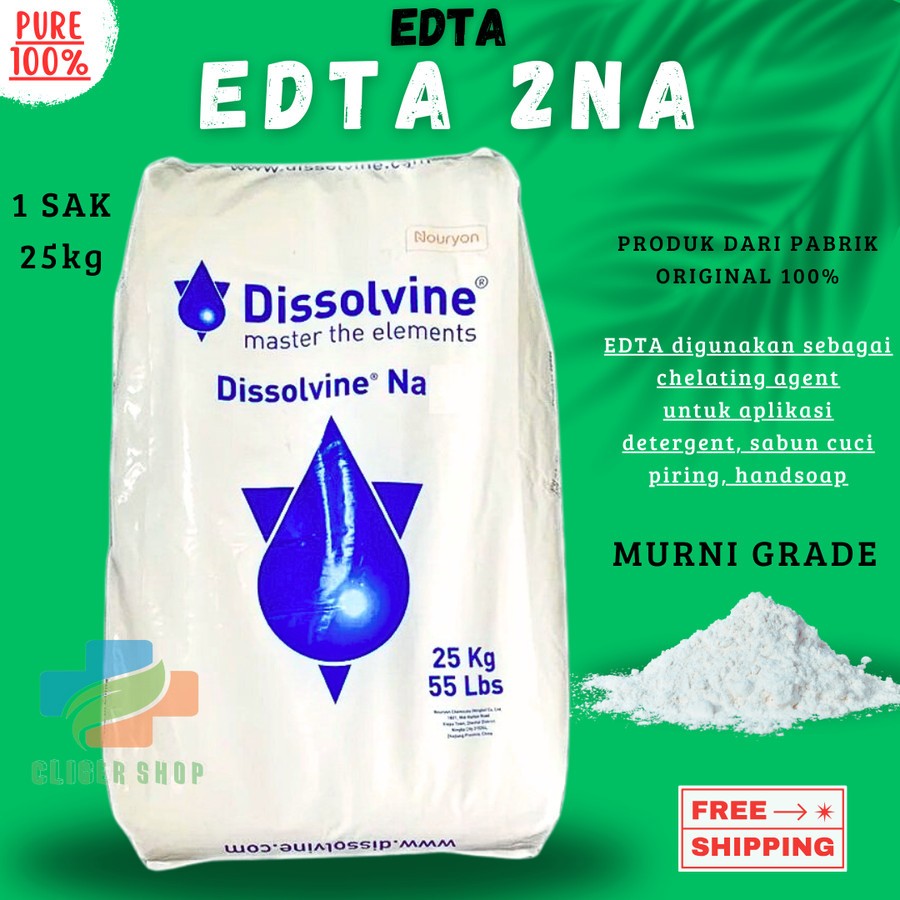 EDTA 2NA 25KG / DISSOLVINE NA2 / EDTA2NA 1 SAK 25KG