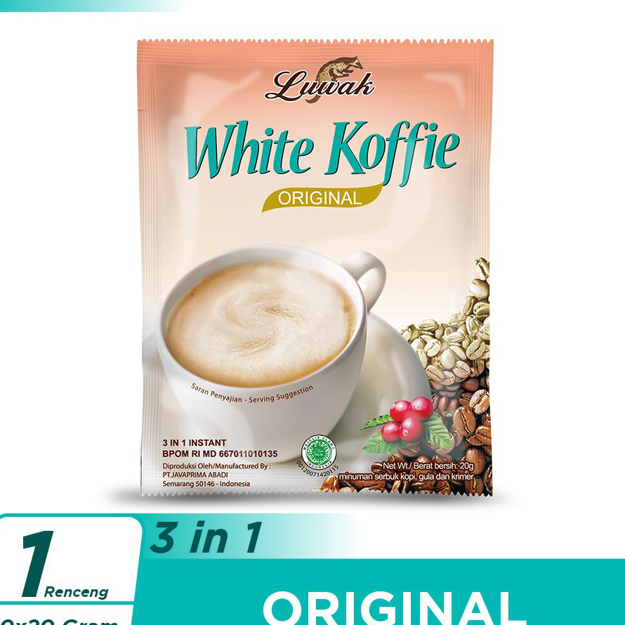 

STXS1492 【FSASH SALE】 Kopi Luwak White Koffie Original 10x20gr (Renceng)