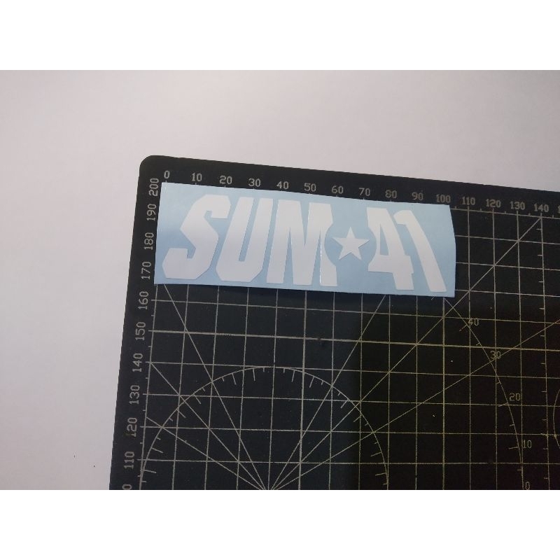 

cutting stiker sum 41