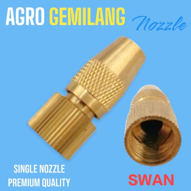Nozzle Spuyer SWAN lubang 1 lurus Sprayer SWAN
