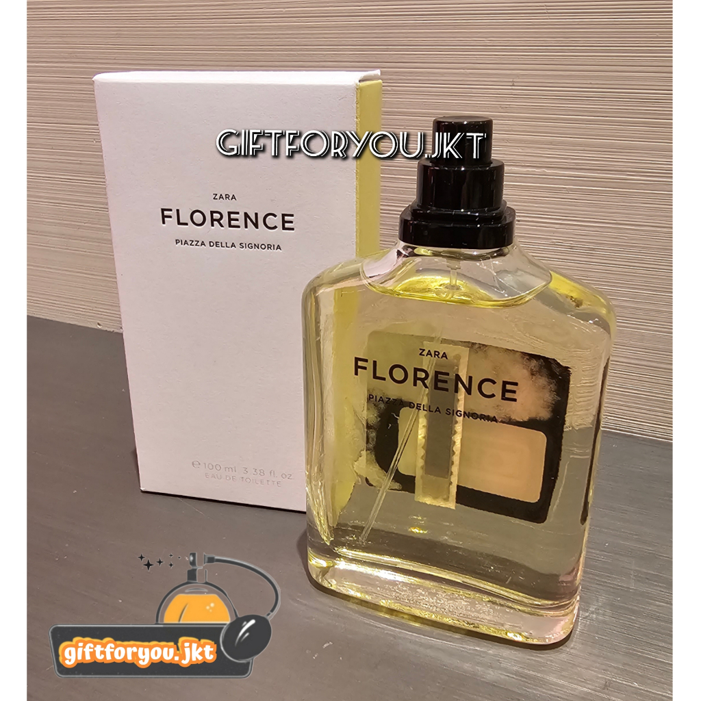 Parfum Pria Zara Florence Piazza Della Signora City Center 80 90 100 ml Original Perfume EDT Cowok M