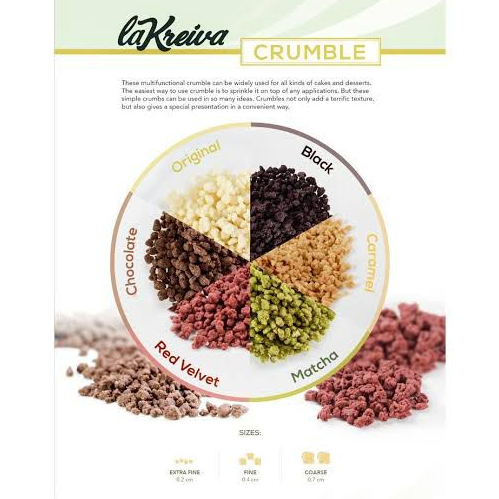 

SCSL8119 11.11 La Kreiva Cookie Crumble Fine Topping All Variant 250gr