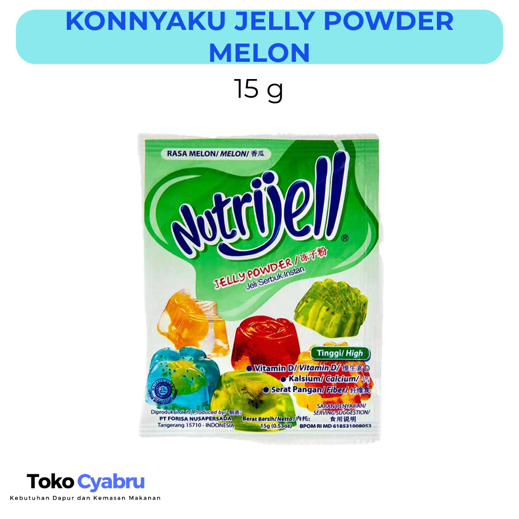 

Konnyaku Jelly Powder Melon Nutrijell 15 g