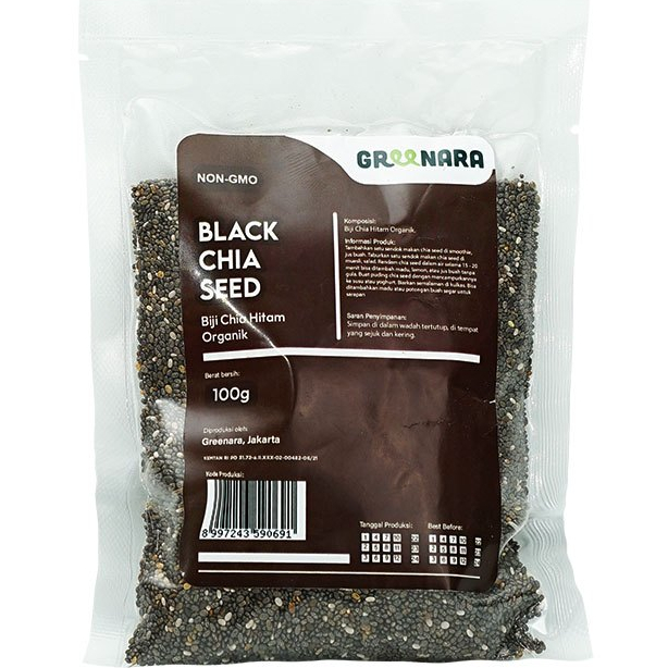 

DJVQ0370 XG34448 Biji Chia Hitam Organik 100gr / Organic Black Chia Seed