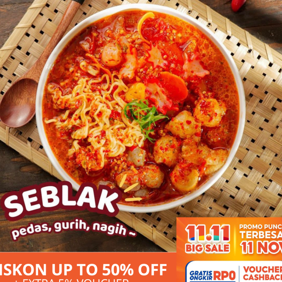 

MKMS8643 (V44859) Mamafuji - Seblak Instan viral (DUTA SEBLAK APPROVED)