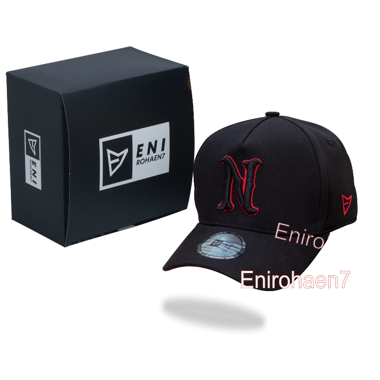 E7 Topi Inisial N Topi HURUF N Unisex Topi Logo N