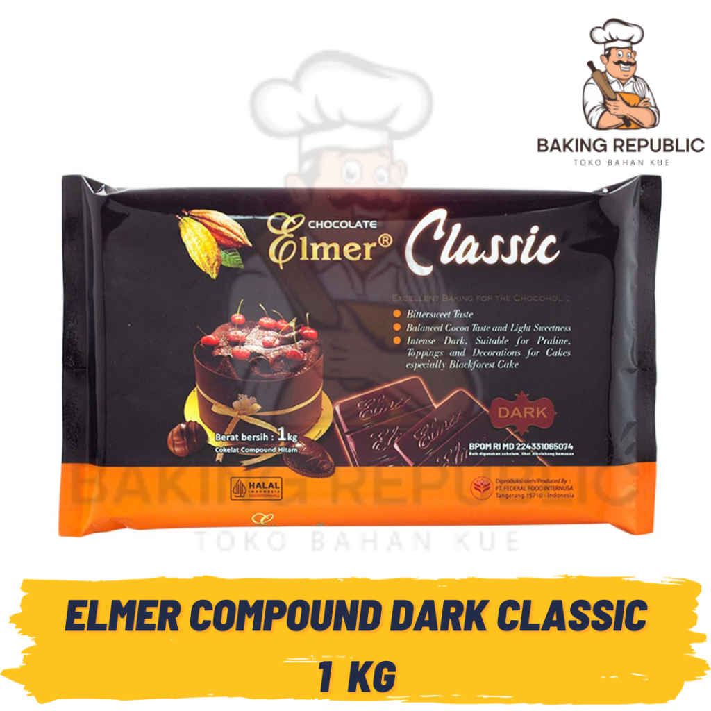 

ELMER CLASSIC COMPOUND | 1 KG | ELMER BEST SELLER | KEMASAN BARU