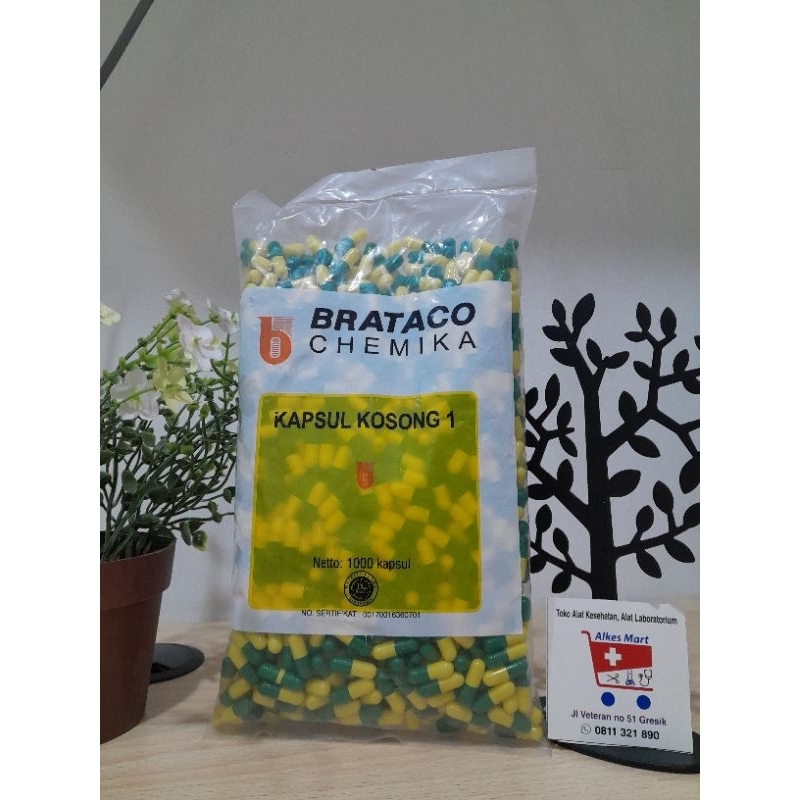 Cangkang Kapsul Kosong 1 BRATACO CHEMIKA