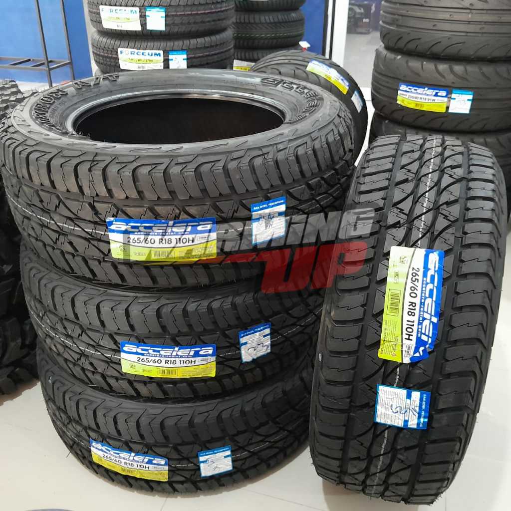 Ban Mobil Ring 18 Fortuner Pajero Triton Hilux 265/60 ACCELERA OMIKRON A/T 265 60 R18 Ban Tubles