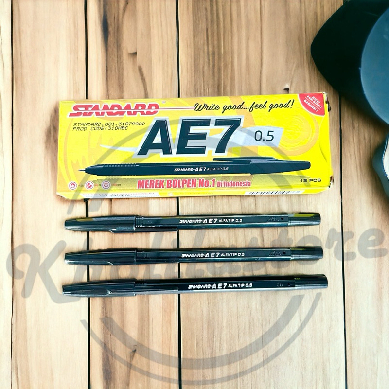 

Pulpen Standard AE7 Alfatip 0.5mm isi 12 pcs