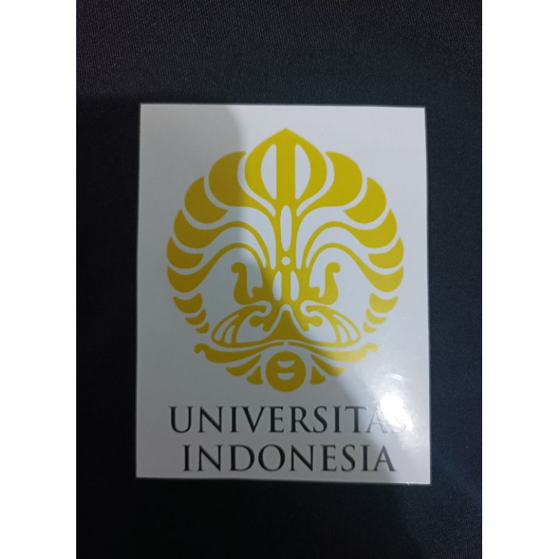 

Stiker Universitas Indonesia UI label Universitas