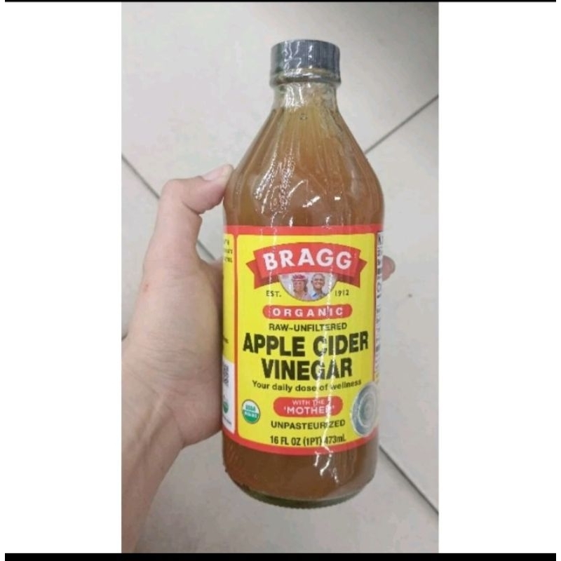 

473ml BRAGG Organic raw unfiltered apple cider vinegar unpasteurized cuka apel