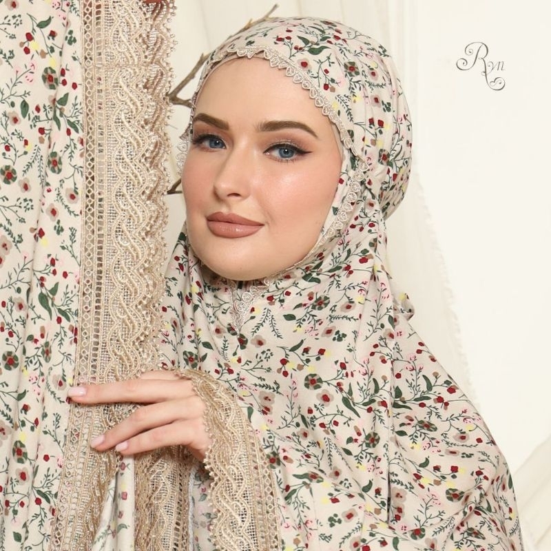 𝐑𝐲𝐧 𝐑𝐚𝐲𝐲𝐚𝐧 𝐎𝐟𝐟𝐢𝐜𝐢𝐚𝐥 | Mukena Rayyan Aureli Series | Mukena Dewasa Travelling Rayon RYN Super Jumbo