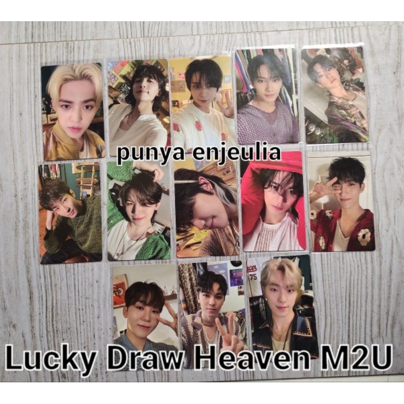 Lucky Draw Seventeen - Seventeenth Heaven M2U Record  Scoups Jeonghan Joshua Jun Hoshi Wonwoo Woozi 