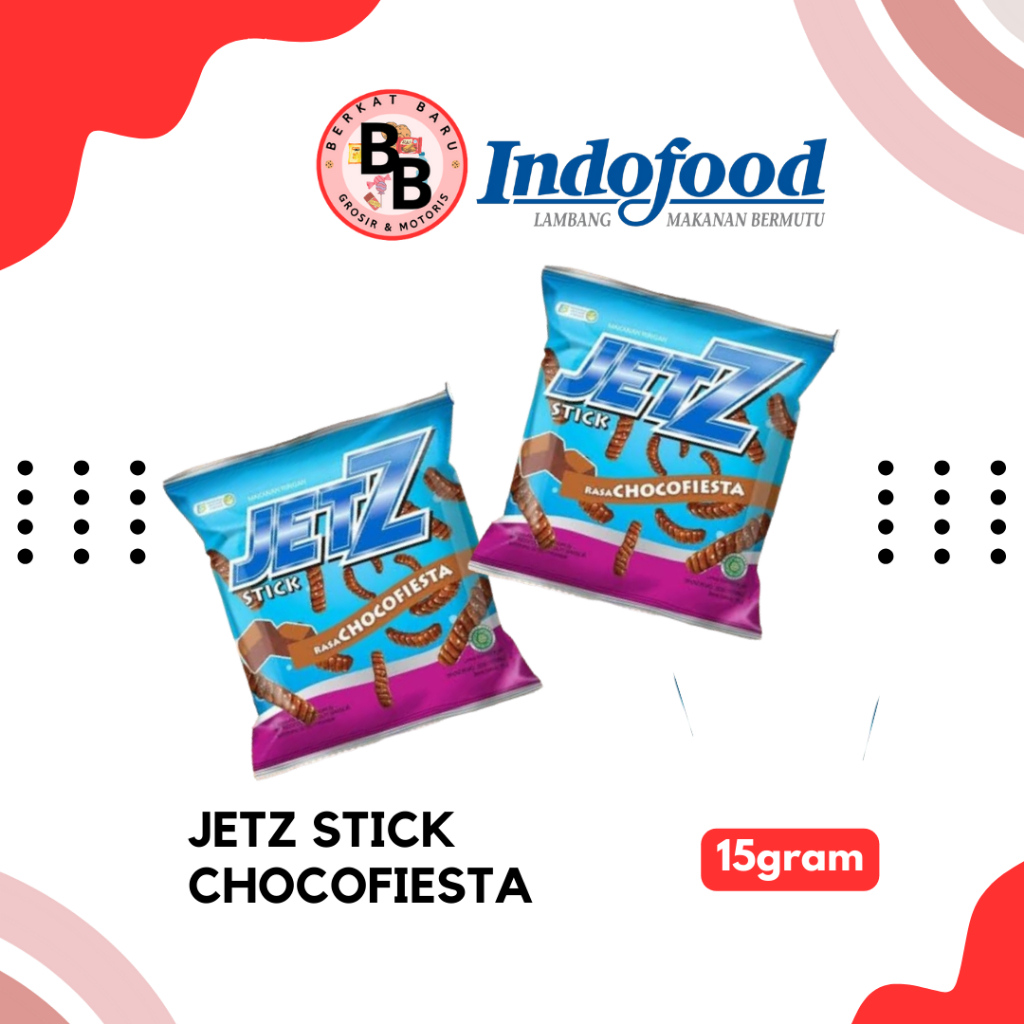 

[BB SNACK] Jetz Chocofiesta 15gram HARGA PER RENTENG ISI 10PCS