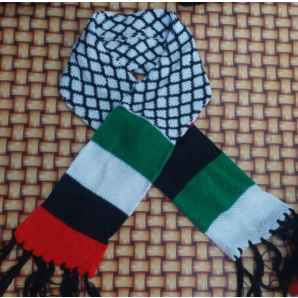 Syal Palestina Indonesia - Syal Rajut Palestina